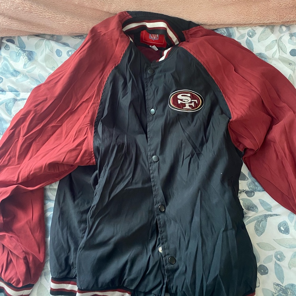 Vintage 49ers bomber jacket